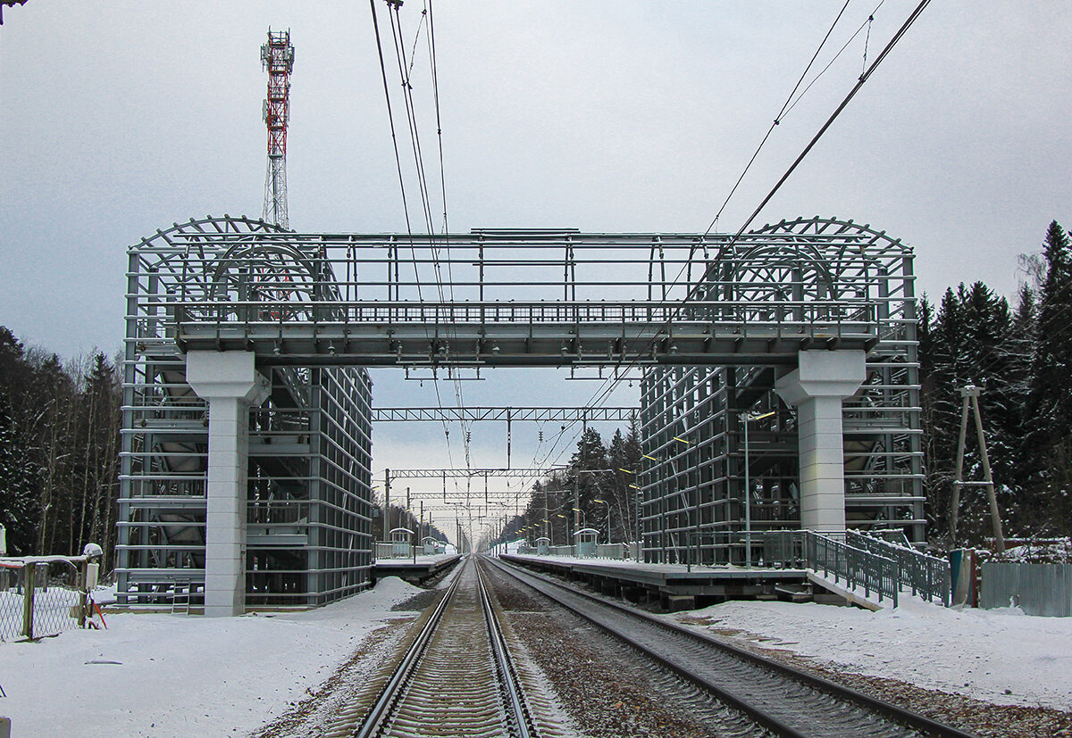 1. Платформа Радищево и пешеходный мост