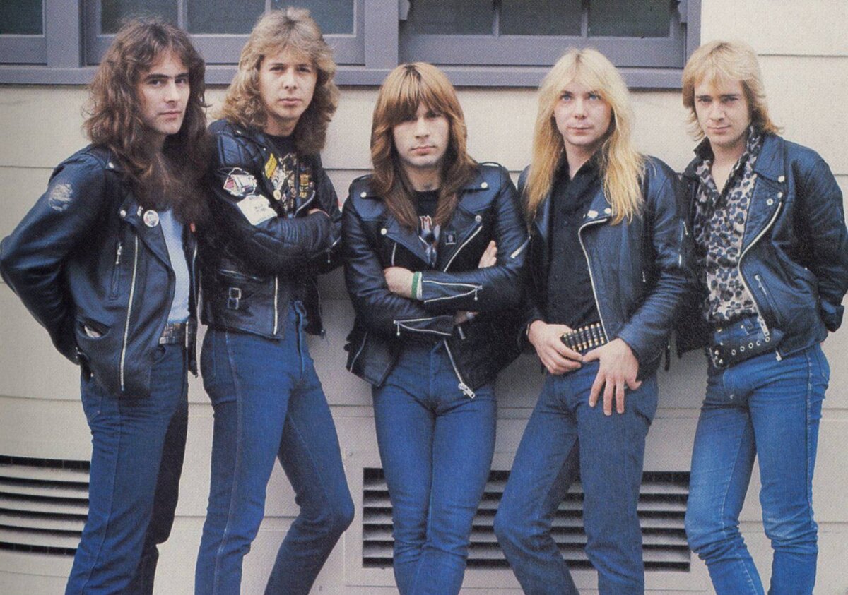 Iron Maiden 1982. Фото из свободных источников.