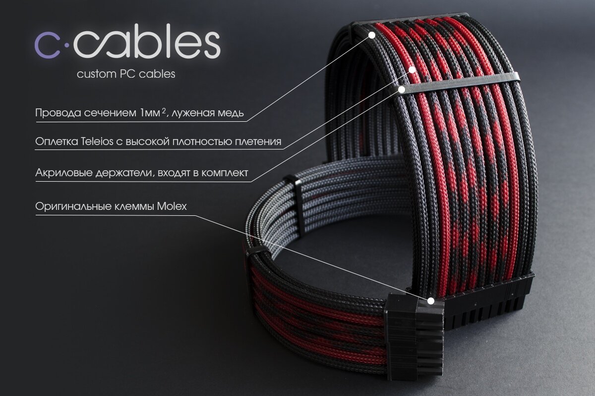 Лимитированный набор удлинителей "Dark Energy" от C-Cables