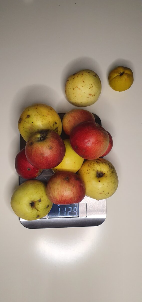 можно взять чуть больше яблок.много уйдет на очистке