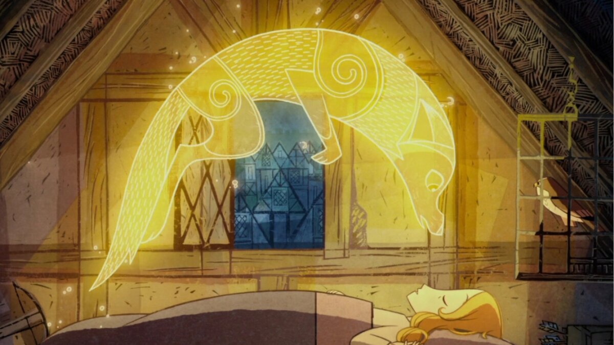 Кадр из мультфильма «Легенда о волках»