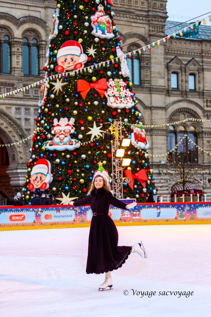 ГУМ каток. Москва. сезон 2020 - 2021 г.