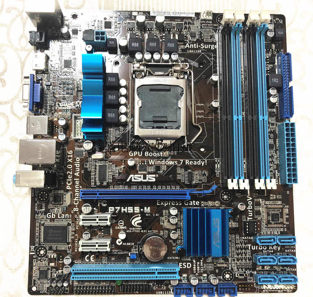 ASUS P7H55-M поддерживает память ддр3