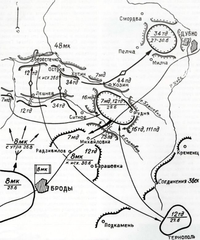 Минский котел 1941 карта