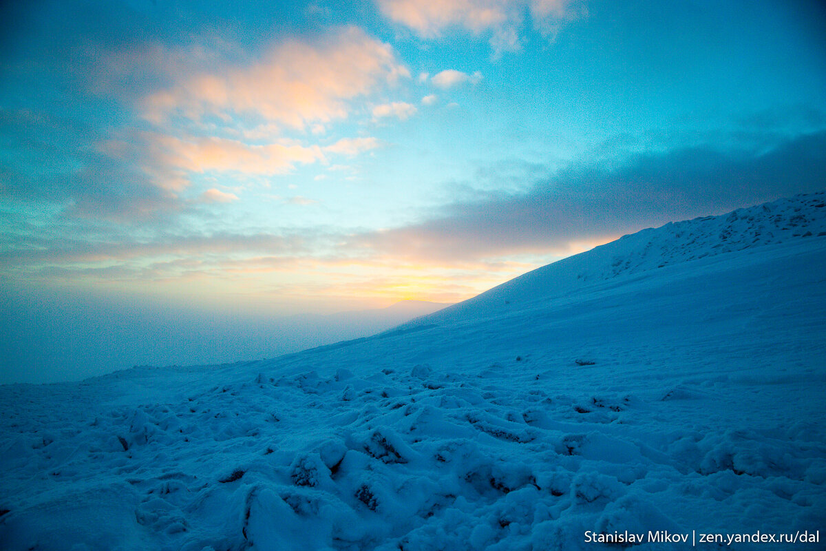 Рассвет на Полярном Урале