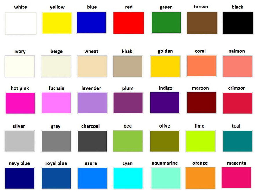 В этой статье разберем цвета в английском языке, а также потренируемся, как их использовать