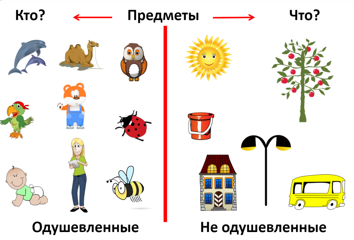 Обозначающие предметы какие