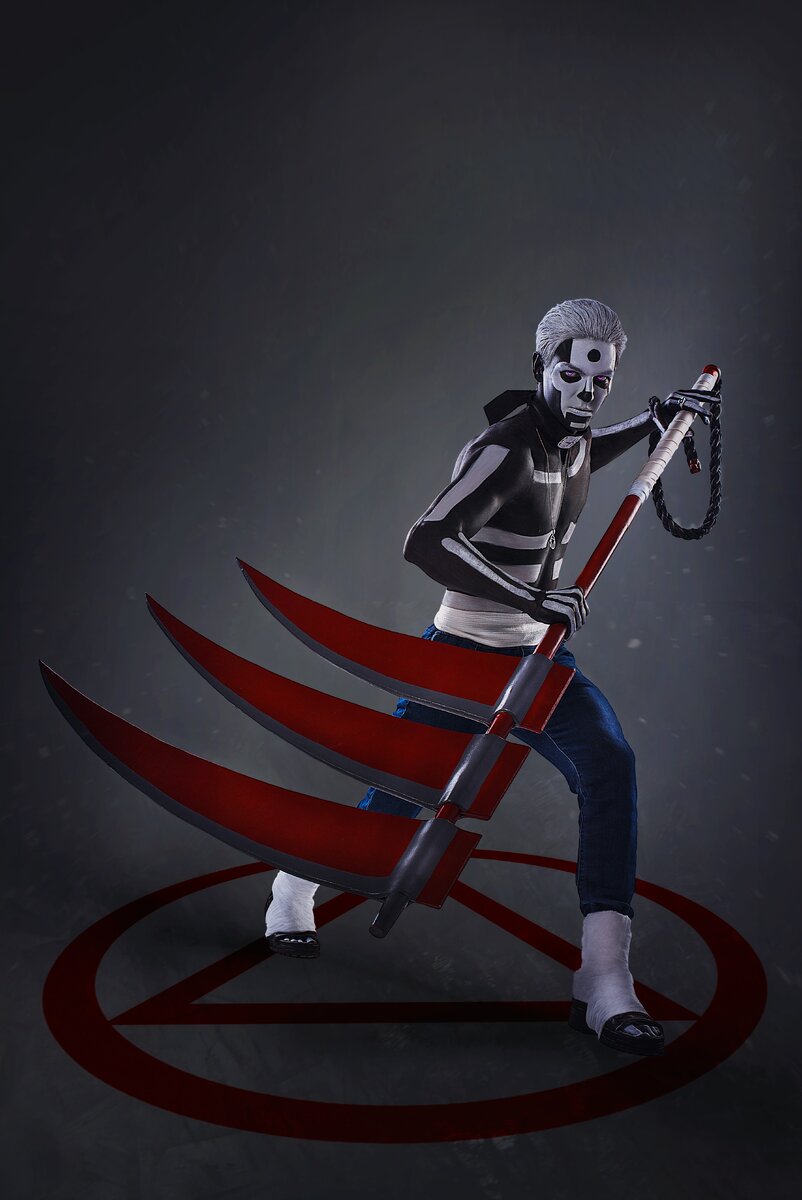 Косплей. Фандом: Naruto Shippuden. Персонаж: Hidan. Косплеер: @bublebee2.  