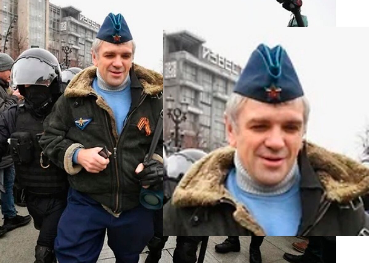 Снимок из репортажа «Коммерсанта» и его увеличенный фрагмент (www.kommersant.ru)