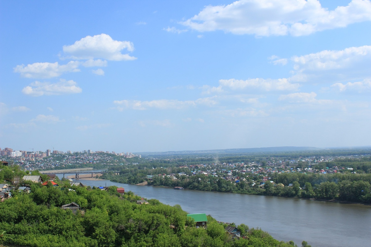 Фото из личного архива. Вид на реку Белая, г.Уфа