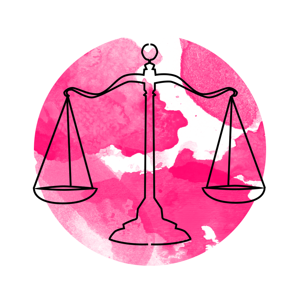 Как нарисовать знак зодиака весы