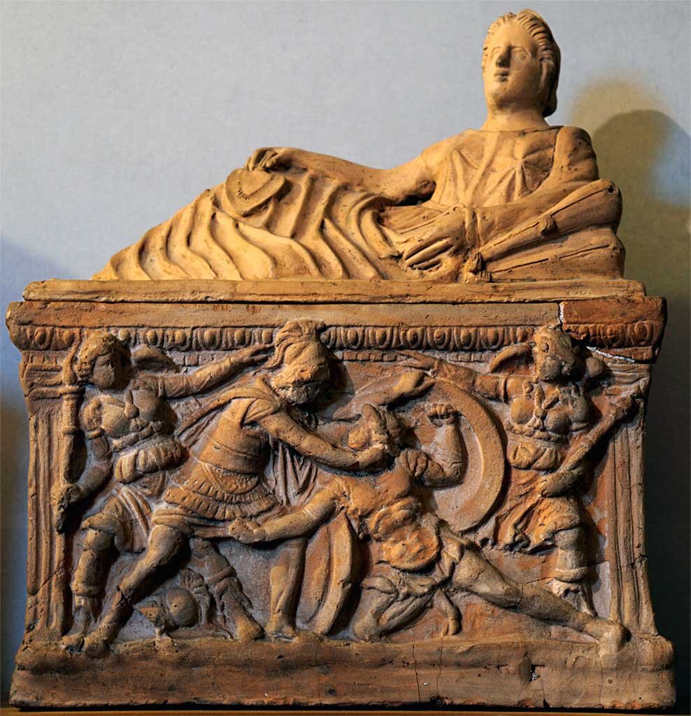 В 1873 году Британский музей приобрел терракотовый этрусский саркофаг. Он был признан подлинным и большинство специалистов по истории культуры Древнего мира считали его настоящим сокровищем.-2
