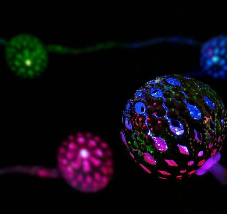 Гирлянда железные шарики