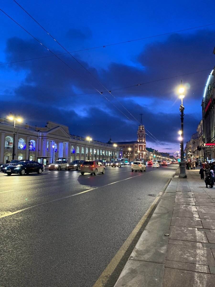 санкт петербург невский проспект ночью