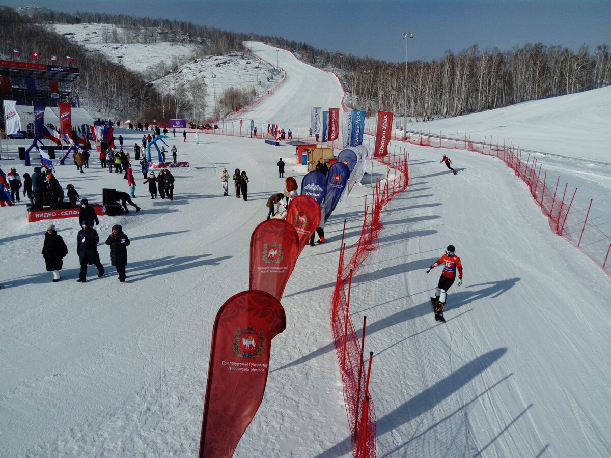 На Этапе Кубка Мира по сноуборду. Банное-2021 (ГЛЦ "Металлург-Магнитогорск"). Фото:KAIART