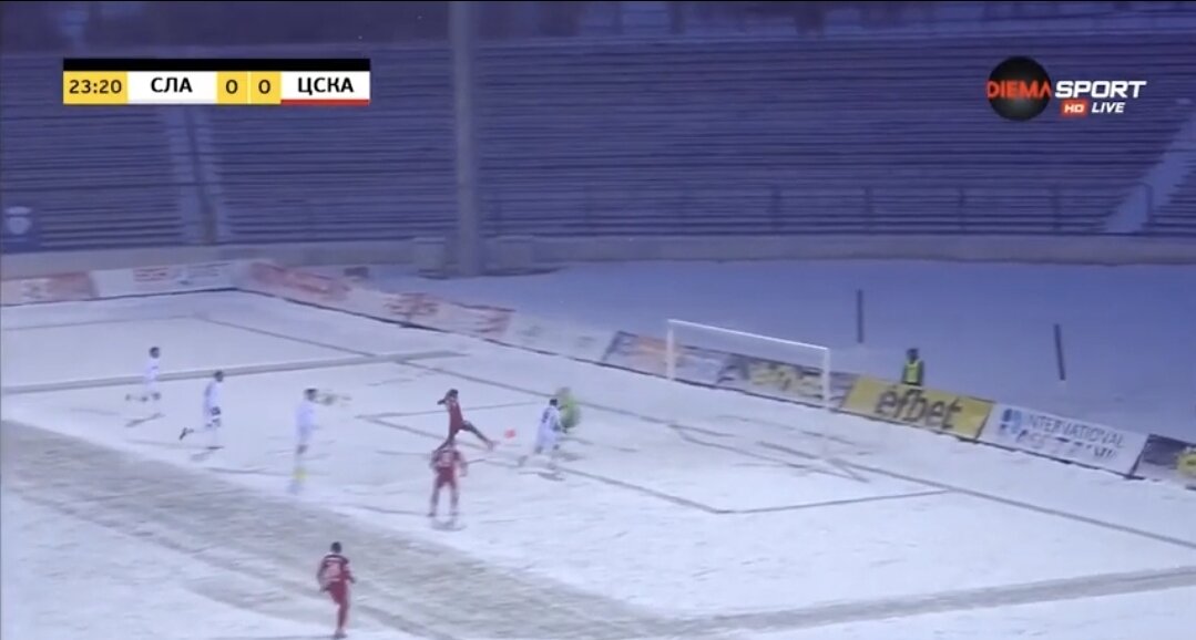 Али Соу забивает последний гол за ЦСКА в Болгарии. Скриншот youtube.com/CSKA Sofia FC