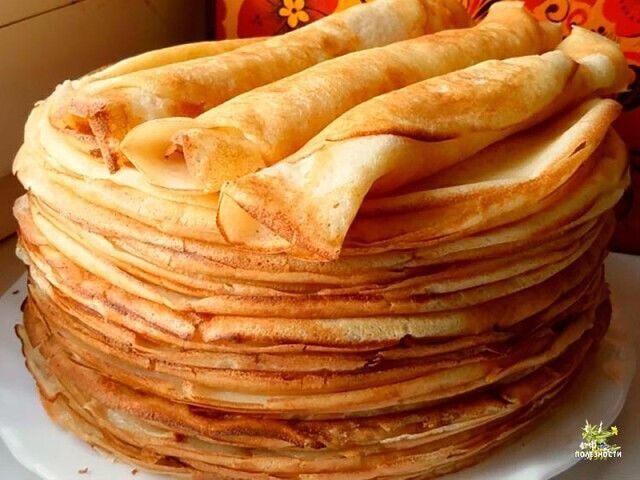 Фото готовых блинов