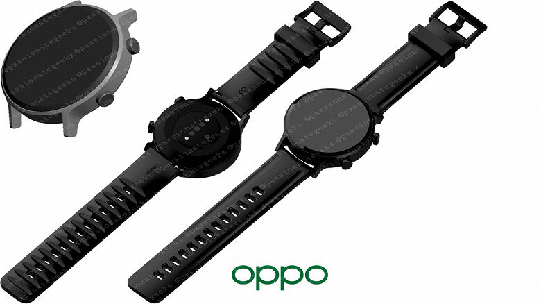 Рендер Oppo Watch Free