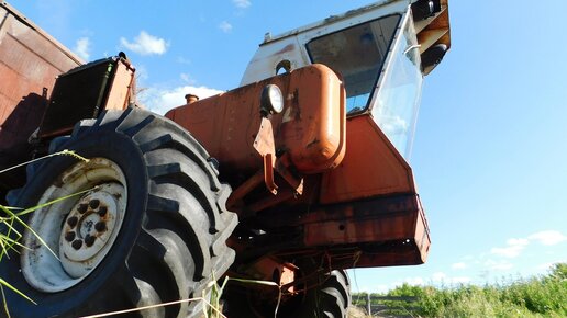 Самодельная супер техника из комбайна "Нива" за сеном! | Владимир ...