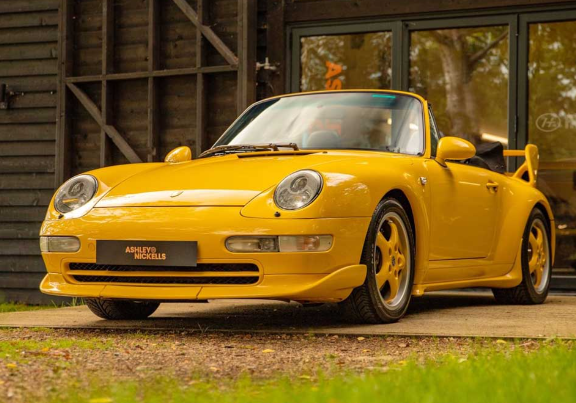 Тюнингованный Porsche 993 Convertible выставили на продажу за 60 тысяч фунтов