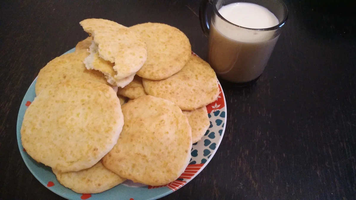 Печенье из кокосовой муки и творога