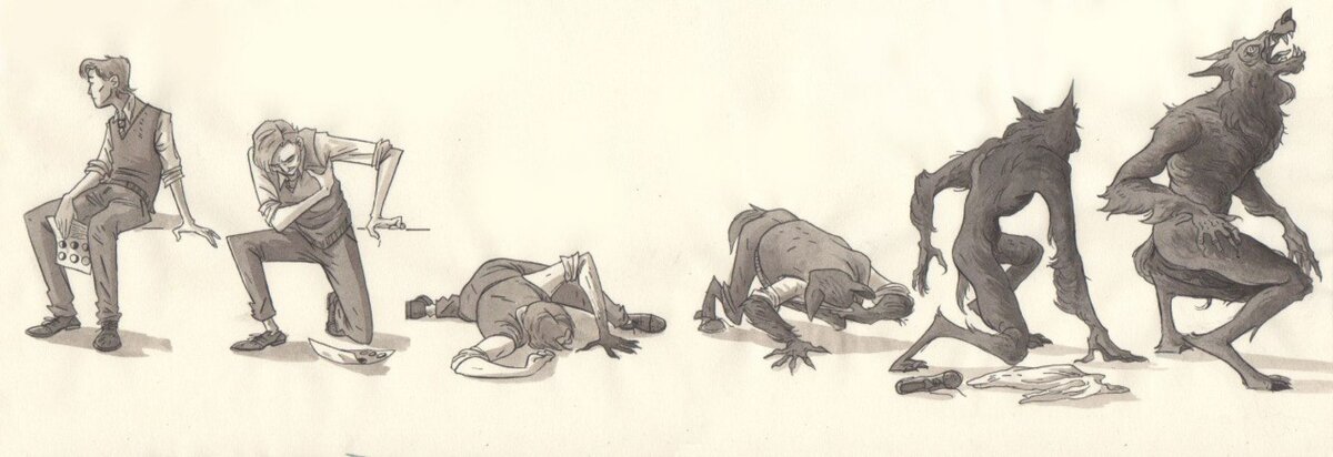 Человек, обернувшийся волком 