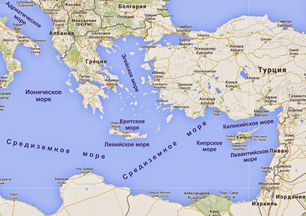 Карта турции побережье средиземного моря подробная с поселками