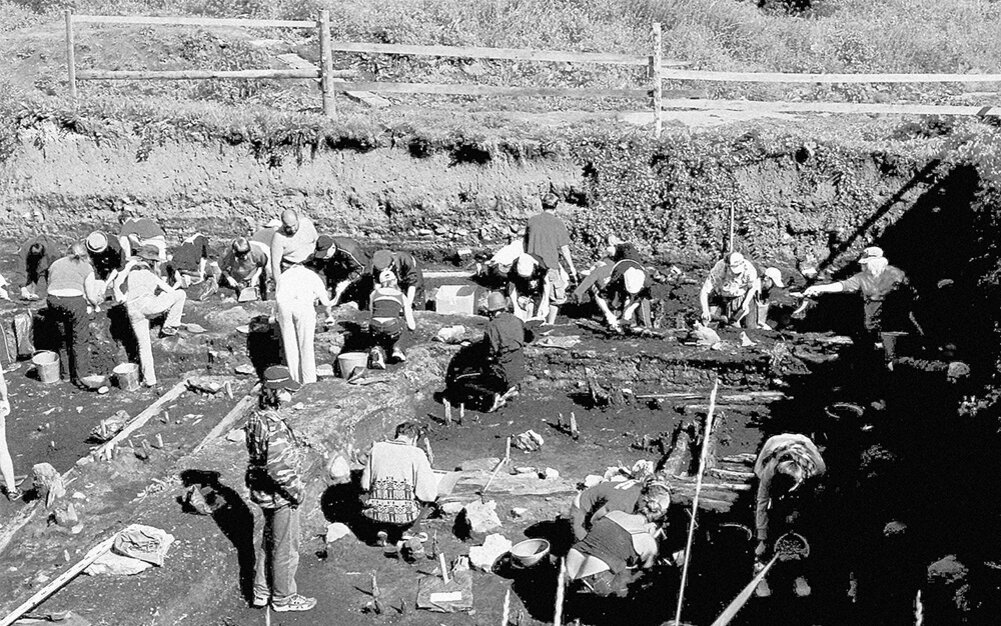 Раскопки в Старой Ладоге (Староладожская экспедиция ИИМК РАН)