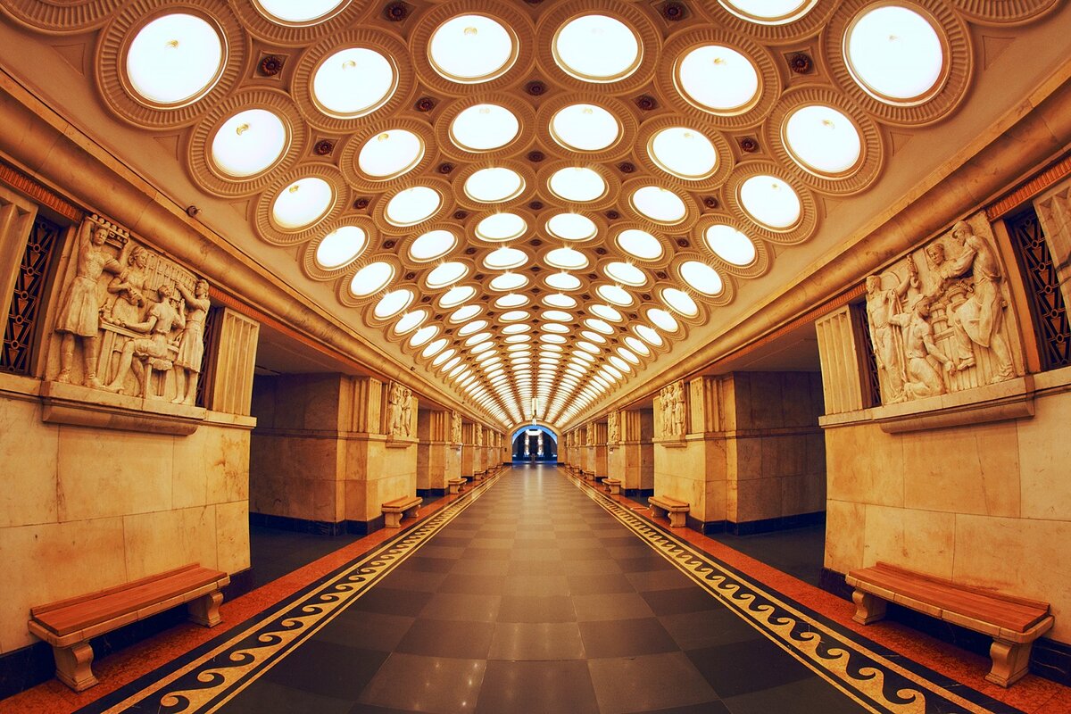 Метро электрозаводская старые