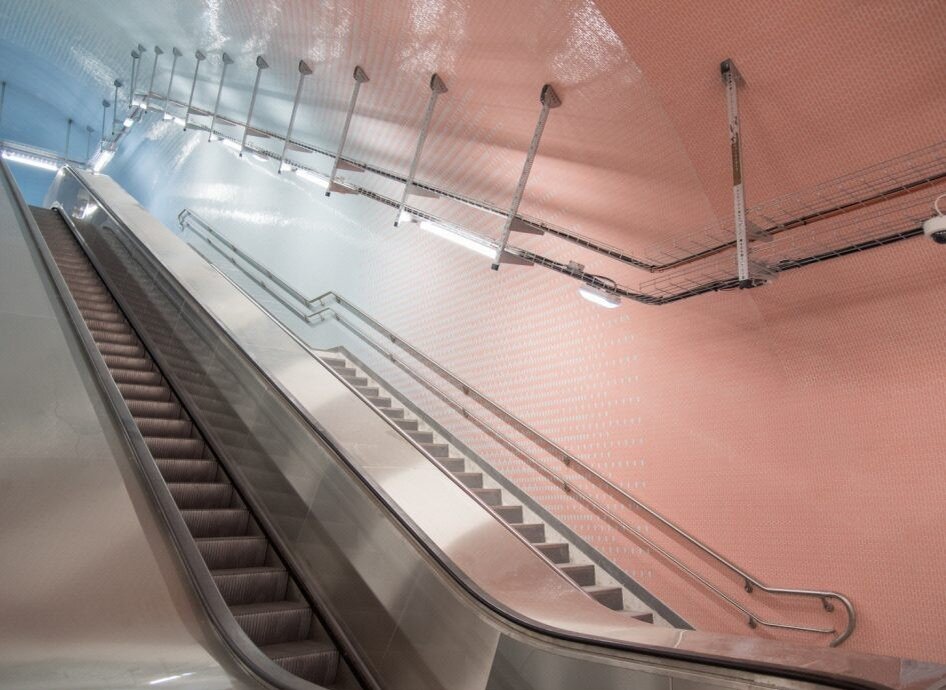 Дизайн уникального проекта пересадочного узла в парижском метро 