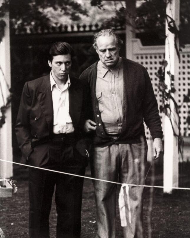 кадр из фильма "Крёстный отец"