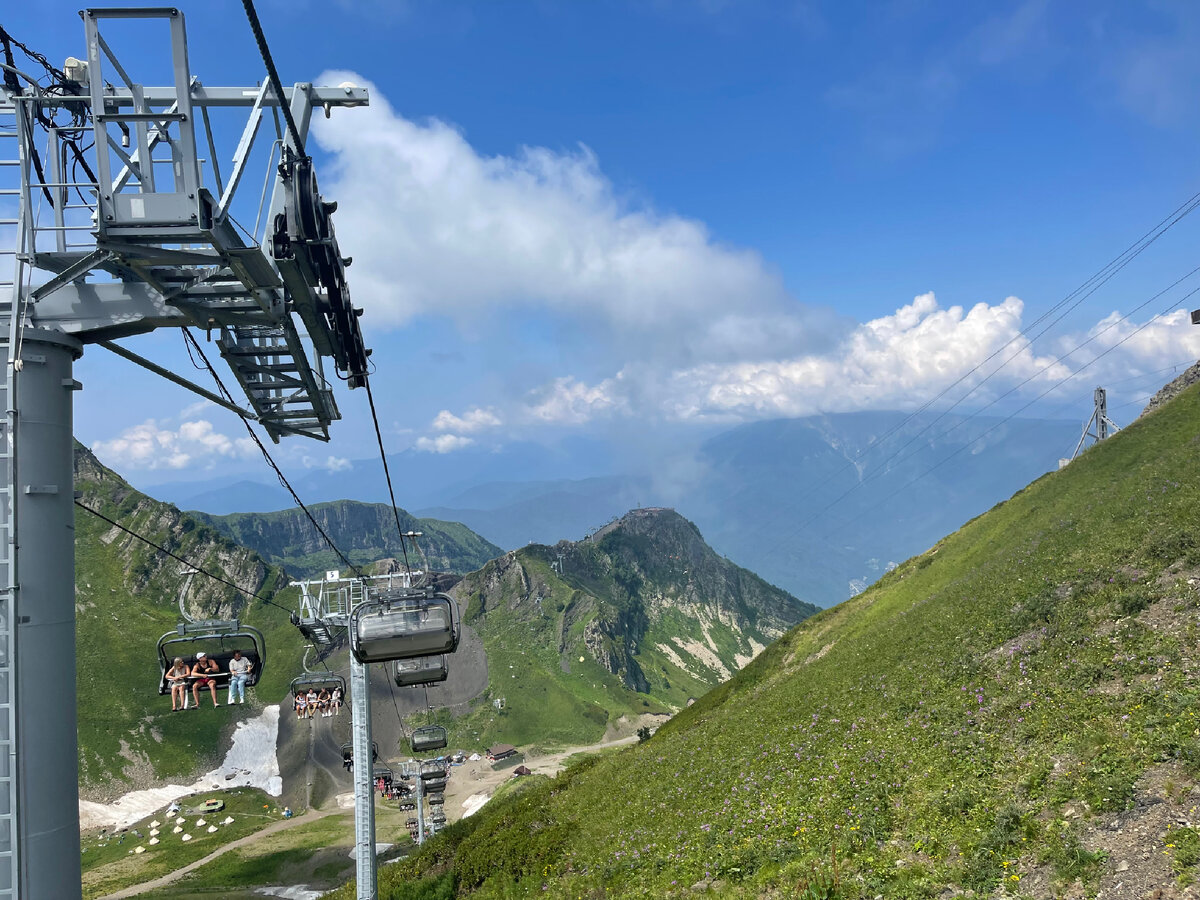 Подъёмник 🚠 на гору на Красной поляне