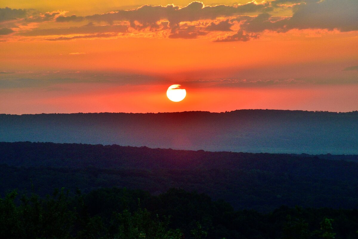 Закат в горах