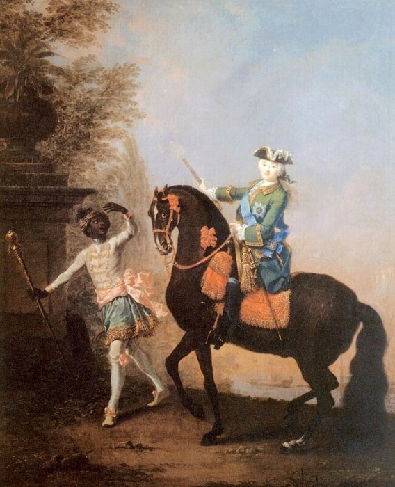 На полотнах европейских живописцев в XVII-XVIII веках нередко появляются мавры