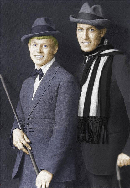 Есенин и Мариенгоф.