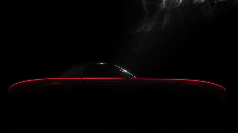 Тизер будущего автомобиля от Ares Design и Lalique