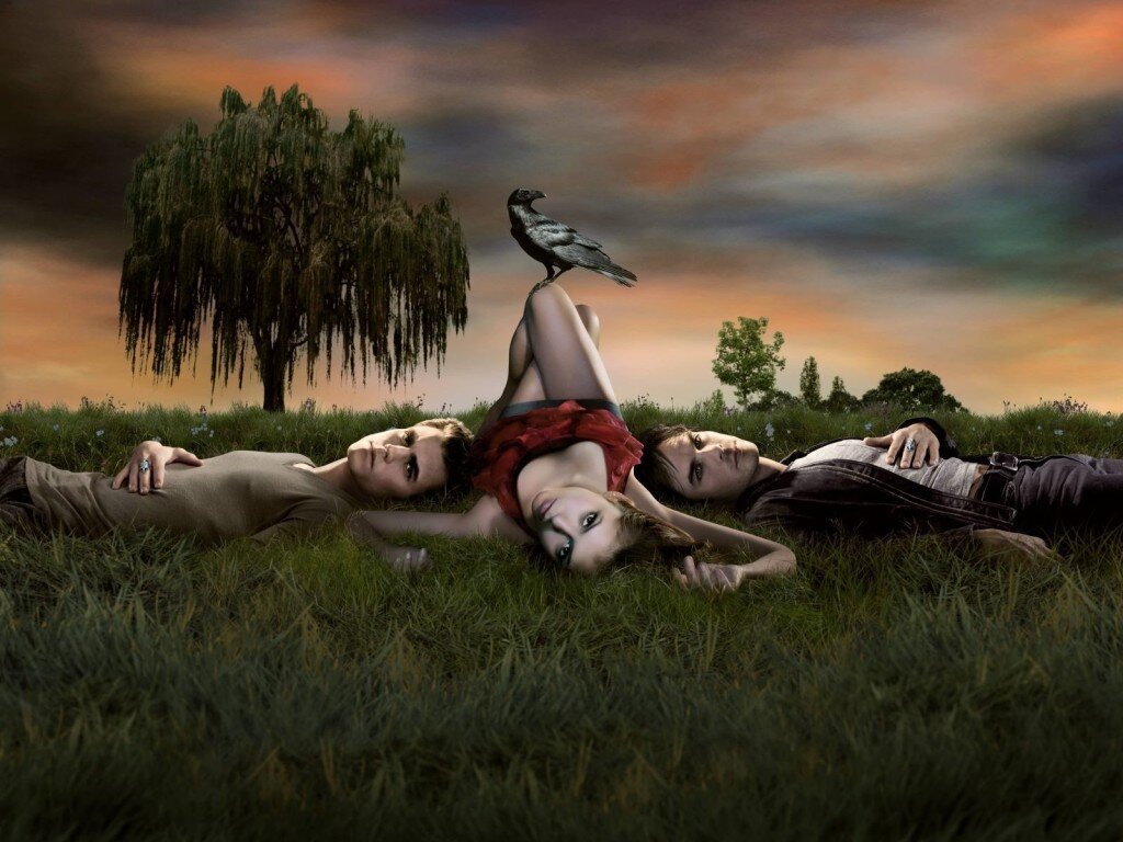 Постер к сериалу "Дневники вампира" - 1 сезон (Картинка из открытых источников)