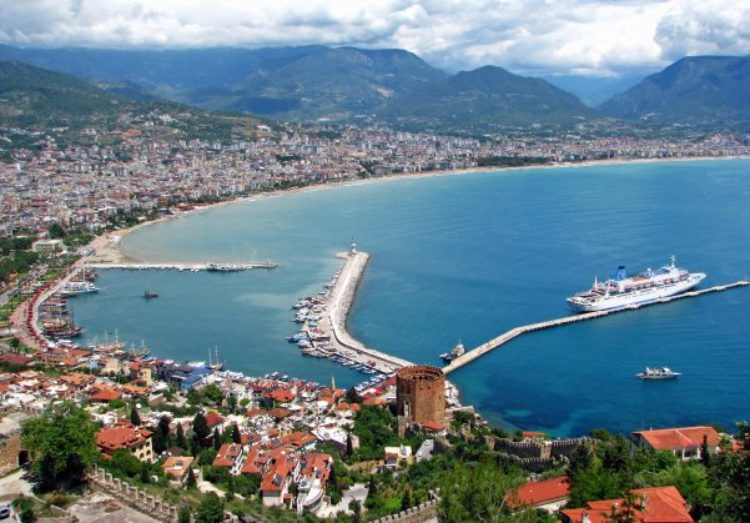 Панорама города Аланья Killikundak