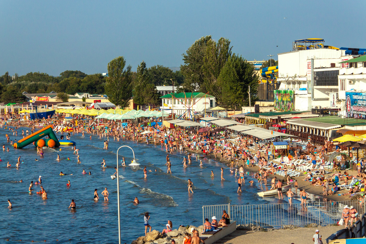 Центральный пляж Анапы