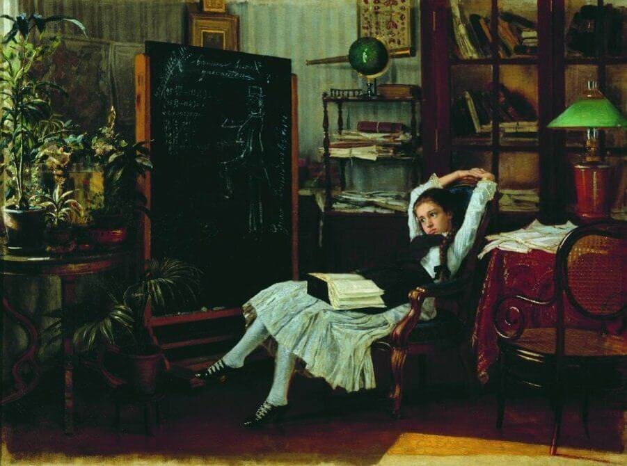 К.А. Савицкий "Мечты", 1890-е (muzei-mira.com)