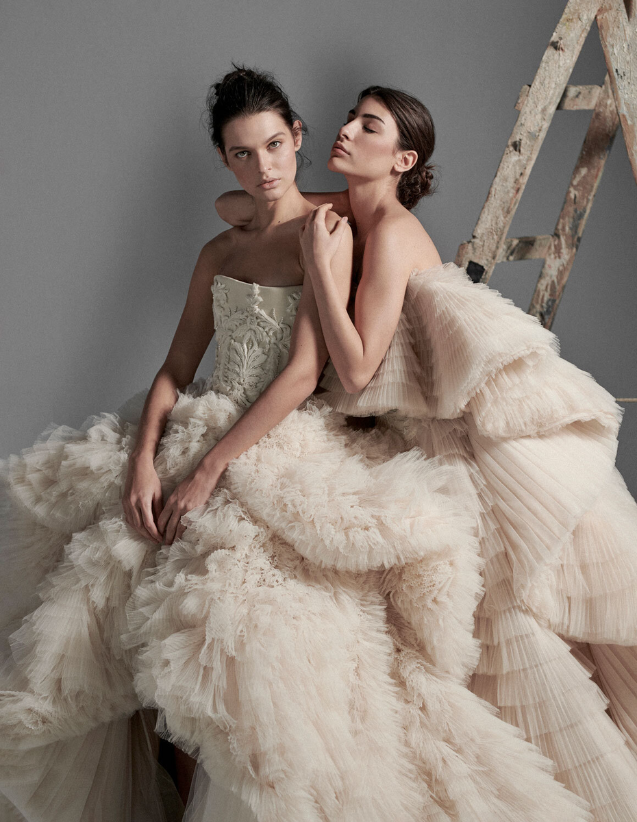 Коллекция свадебных платьев 2020 от модного дома Krikor Jabotian. Источник: arabiaweddings.com