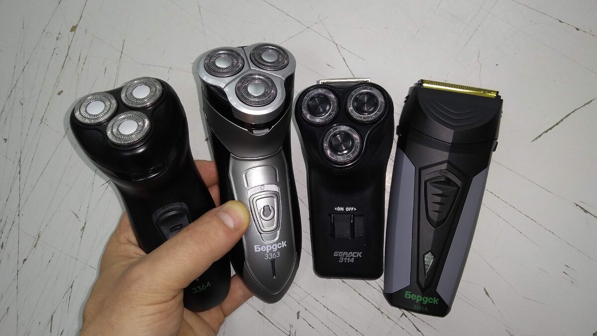 Из 4-х бритв, только одна российского производства 