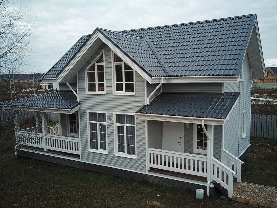 Сам построенный дом по проекту «Лорето»