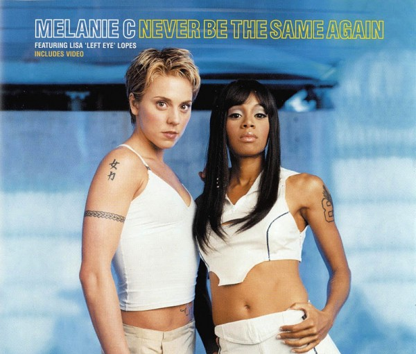 Обложка сингла "Never Be The Same Again" английской певицы и автора песен Melanie C