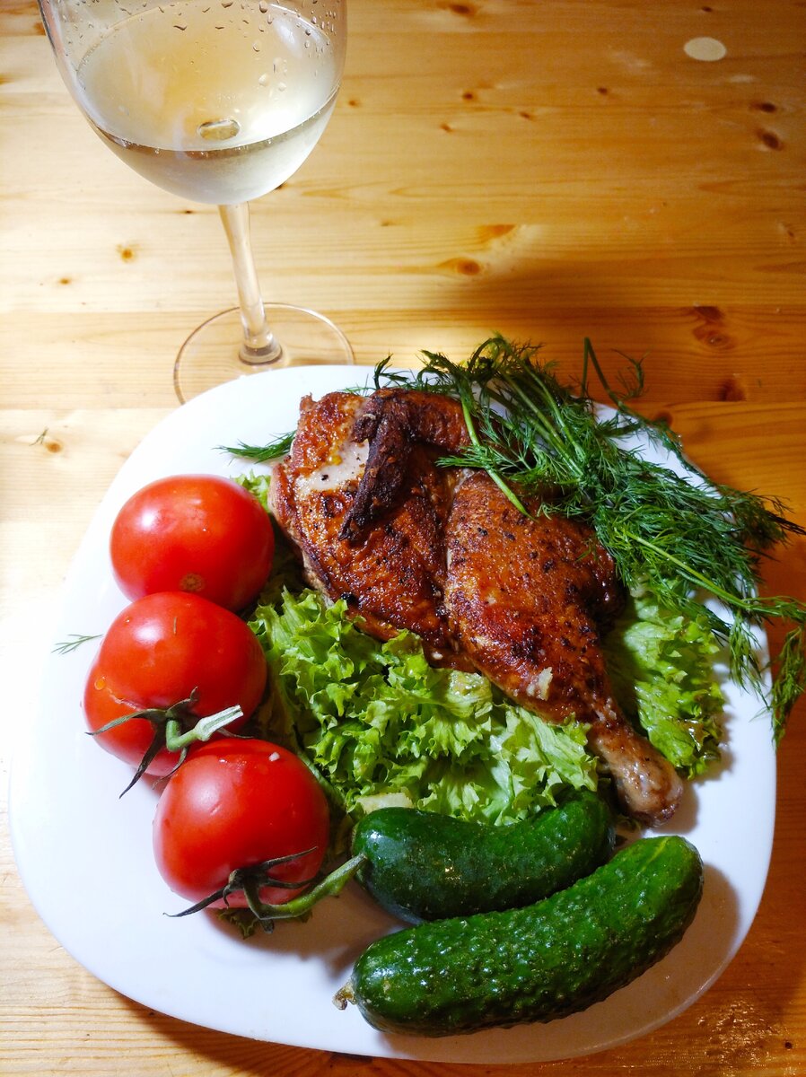 Цыпленка-табака радует глаз и услаждает желудок.