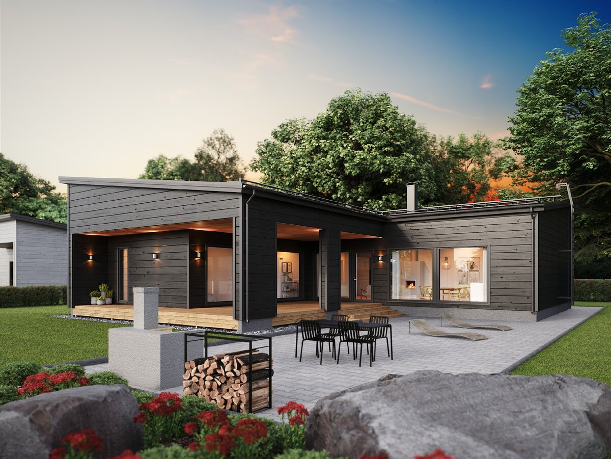 Дом площадью 160 м2