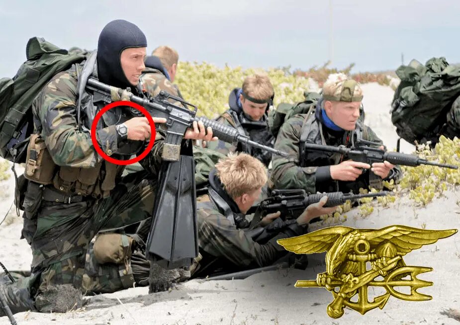 Оперативники на учениях, фотография взята с сайта https://wristocracy.com/navy-seals-watches/