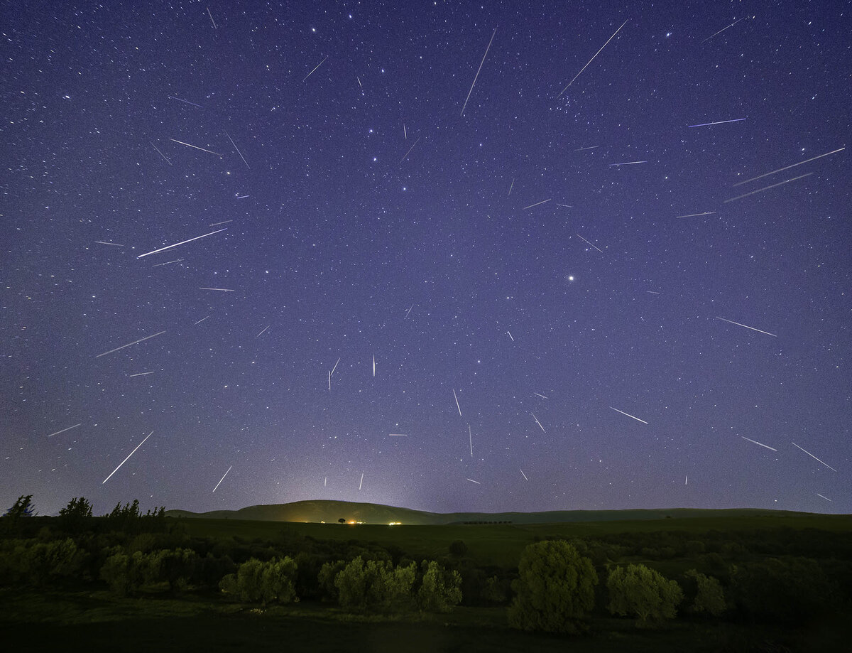 Метеорный поток Квадрантиды в Греции. 
