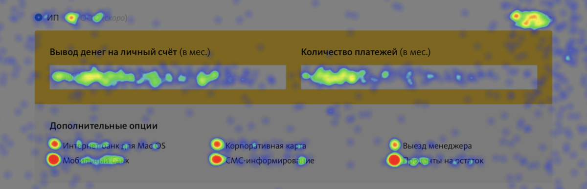 Тепловая карта действий пользователей на примере Яндекс. Метрики
