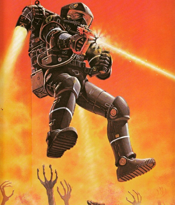В качестве превью – обложка сборника рассказов Гарри Гаррисона (1978 г.) Художник Питер Элсон